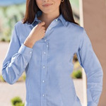Red House® - Ladies Non-Iron Pinpoint Oxford. RH25